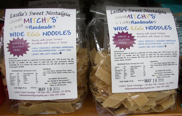 Mitchy's Gluten Free Wide Egg Noodles